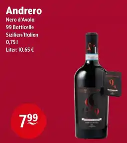 Getränke Hoffmann Andrero Nero d'Avola 99 Botticelle Angebot