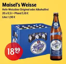 Getränke Hoffmann Maisel's Weisse Hefe-Weissbier Original oder Alkoholfrei Angebot