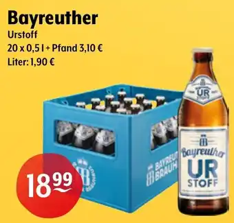 Getränke Hoffmann Bayreuther Urstoff Angebot