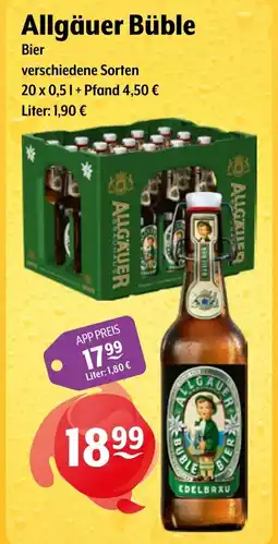 Getränke Hoffmann Allgäuer Büble Bier Angebot