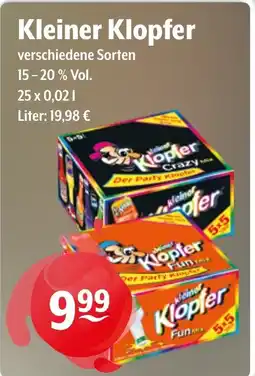 Getränke Hoffmann Kleiner Klopfer Angebot