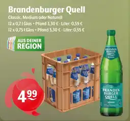 Getränke Hoffmann Brandenburger Quell Classic, Medium oder Naturell Angebot