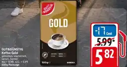 WEZ GUT&GÜNSTIG Kaffee Gold Angebot