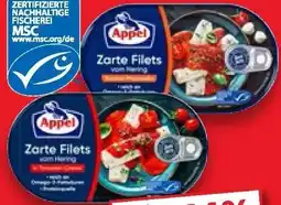 Kaufland Appel Zarte Heringsfilets in Tomaten-Creme Angebot