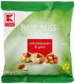Kaufland K-Classic Haselnusskerne vegan Angebot