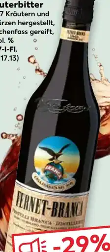 Kaufland Fratelli Branca Distillerie Fernet Kräuterbitter Angebot