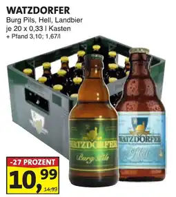 Lösch Depot WATZDORFER Burg Pils, Hell, Landbier Angebot