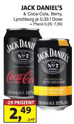 Lösch Depot JACK DANIEL'S & Coca-Cola, Berry, Lynchburg Angebot