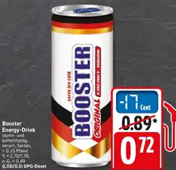 WEZ Booster Energy-Drink Angebot