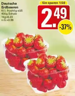 WEZ Deutsche Erdbeeren Angebot