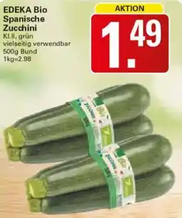 WEZ EDEKA Bio Spanische Zucchini Angebot