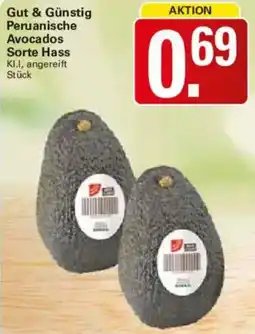 WEZ Gut & Günstig Peruanische Avocados Sorte Hass Angebot