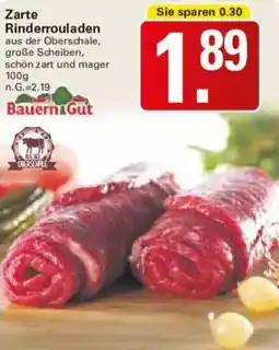 WEZ Bauern Gut Zarte Rinderrouladen Angebot