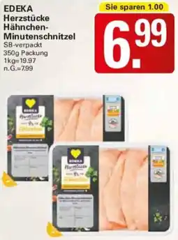 WEZ EDEKA Herzstücke Hähnchen Minutenschnitzel Angebot