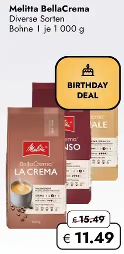Travel Free Melitta BellaCrema Angebot