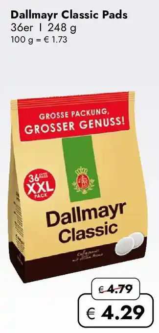 Travel Free Dallmayr Classic Pads Angebot