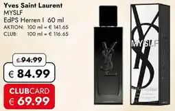 Travel Free Yves Saint Laurent MYSLF EdPS Herren Angebot