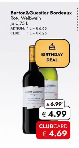 Travel Free Barton&guestier bordeaux Angebot