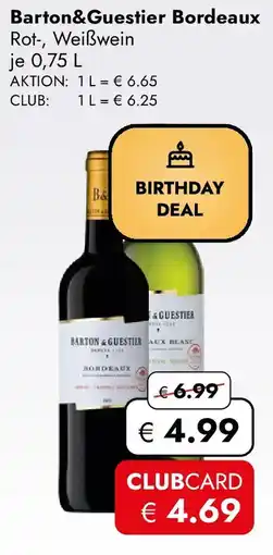 Travel Free Barton&Guestier Bordeaux Rot-, Weißwein Angebot