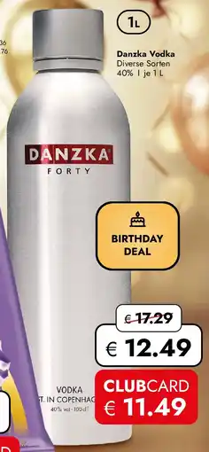 Travel Free Danzka Vodka Angebot