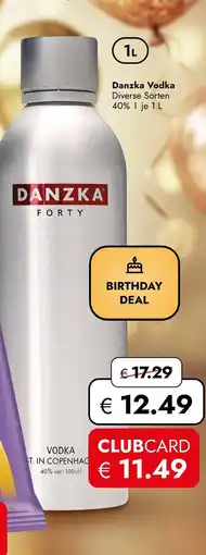 Travel Free Danzka vodka Angebot