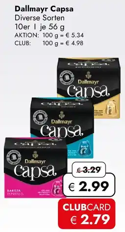 Travel Free Dallmayr Capsa Angebot