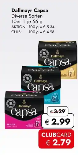 Travel Free Dallmayr capsa barista espresso Angebot