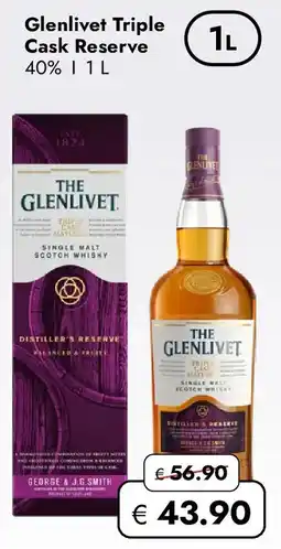 Travel Free Glenlivet Triple Cask Reserve Angebot