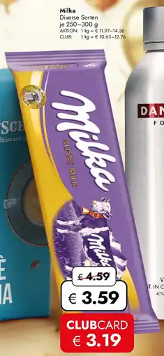 Travel Free Milka Schokolade Angebot