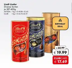 Travel Free Lindt lindor Angebot