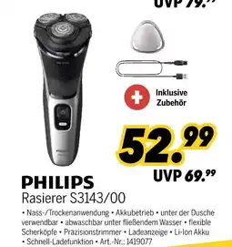 MEDIMAX Philips rasierer s3143/00 Angebot