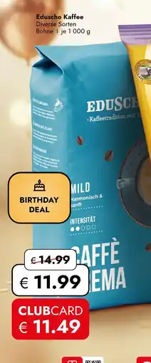 Travel Free Eduscho kaffee Angebot