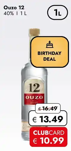 Travel Free Ouzo 12 Schnaps Angebot