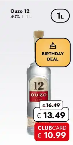 Travel Free Ouzo 12 schnaps Angebot