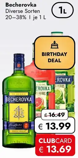 Travel Free Becherovka Angebot