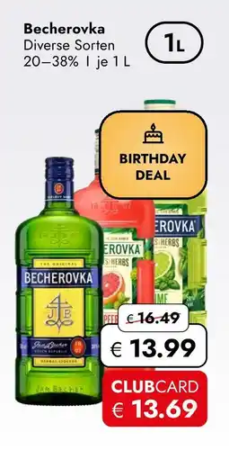 Travel Free Becherovka Angebot