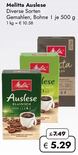Travel Free Melitta Auslese Angebot