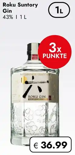 Travel Free Roku Suntory Gin Angebot