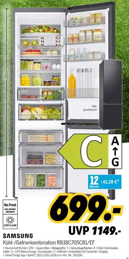 MEDIMAX Samsung kühl-/gefrierkombination rb38c705cb1/ef Angebot