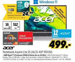 MEDIMAX Acer notebook aspire lite 15 (al15-41p-rovm) Angebot
