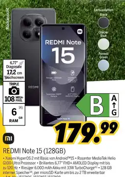 MEDIMAX Xiaomi redmi note 15 (128gb) Angebot