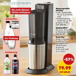 PENNY Sodastream wassersprudler crystal Angebot