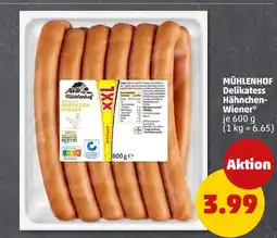 PENNY Mühlenhof delikatess hähnchen-wiener Angebot