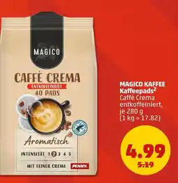 PENNY Magico kaffeepads Angebot