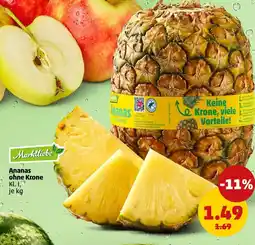 PENNY Ananas ohne krone Angebot
