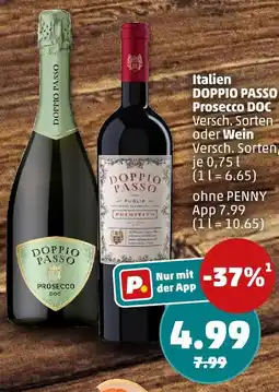 PENNY Doppio passo prosecco doc Angebot