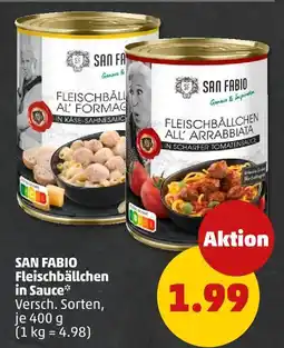PENNY San fabio fleischbällchen in sauce Angebot