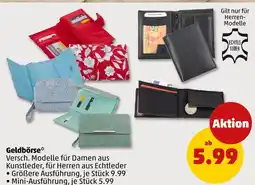 PENNY Geldbörse größere ausführung Angebot