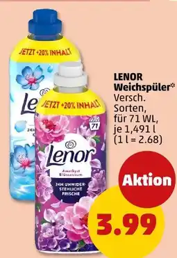 PENNY Lenor weichspüler Angebot