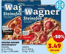 PENNY Wagner steinofenpizza diavolo oder salami Angebot